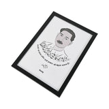 Premchand Print A4 Size (Framed)