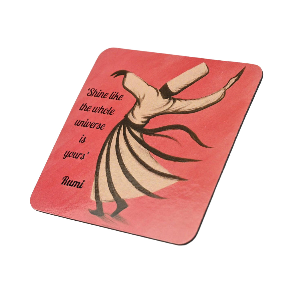 Rumi Shine like the whole universe Fridge Magnet