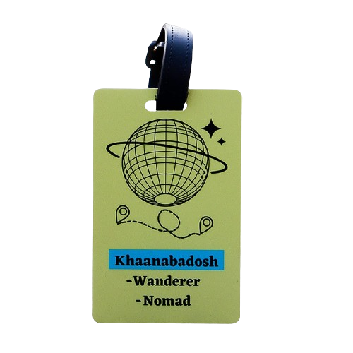 Khanabadosh Luggage Tag (Set of 2)