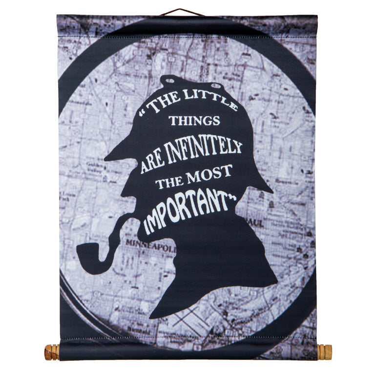 Sherlock Holmes Literary Scroll