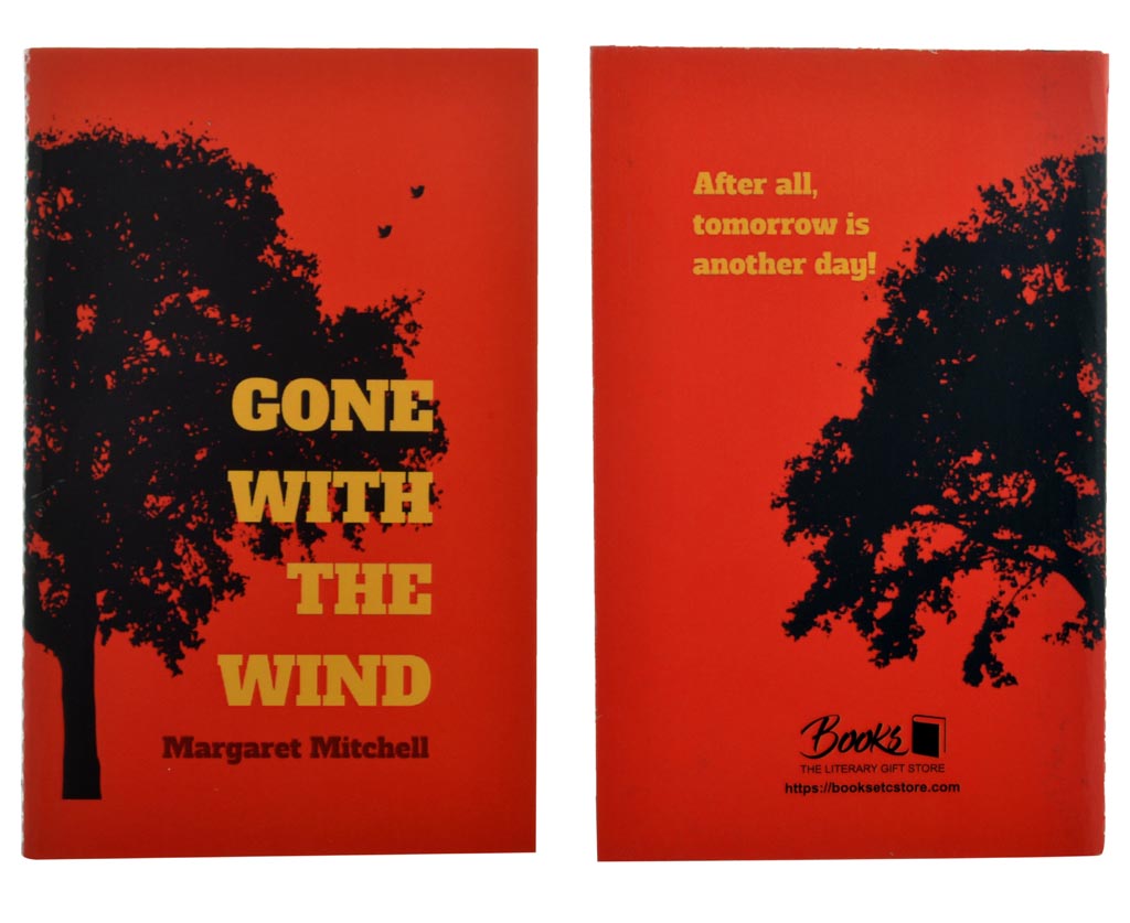 Pocket notebooks set (Pack of 2) Gone with the Wind & 1984