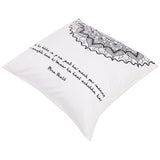 Ghalib Cushion Cover (English text)