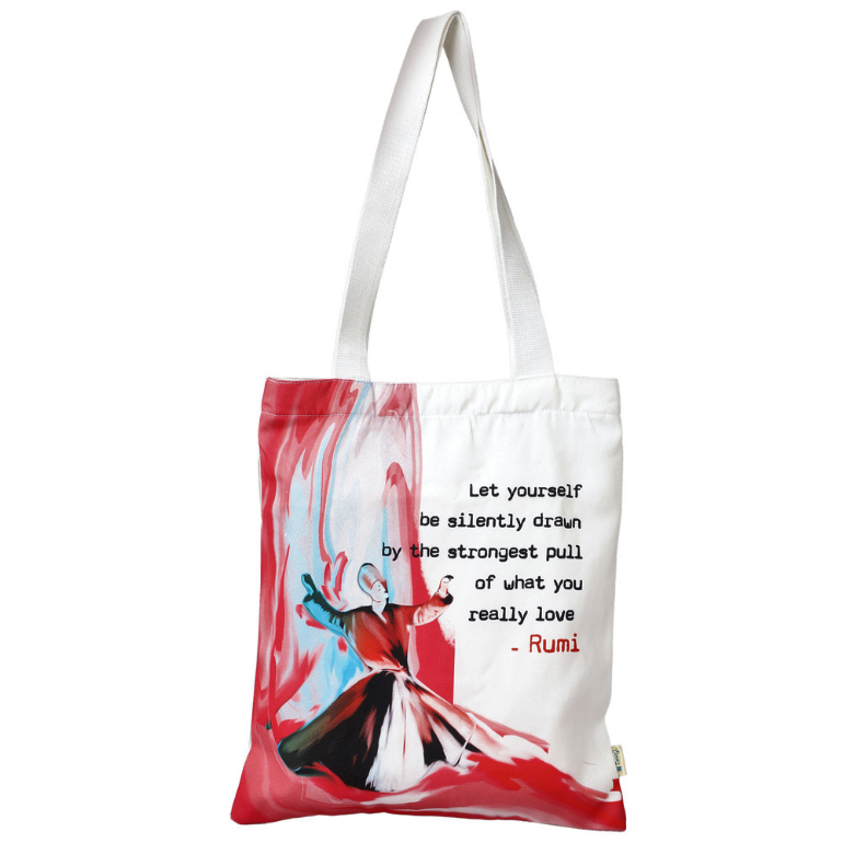 Rumi Let yourself be Tote Bag Rumi Let yourself be Tote Bag