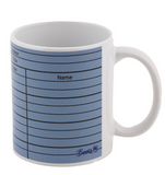 Library card (mauve) Mug