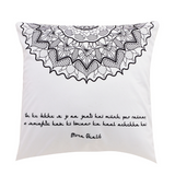 Ghalib Cushion Cover (English text)