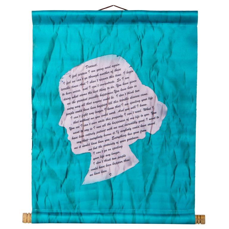 Virginia Woolf Literary Scroll