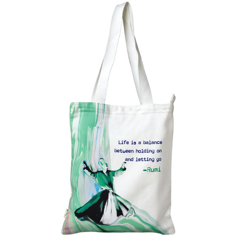 Rumi  Life is a balance Tote Bag