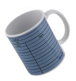 Library card (mauve) Mug