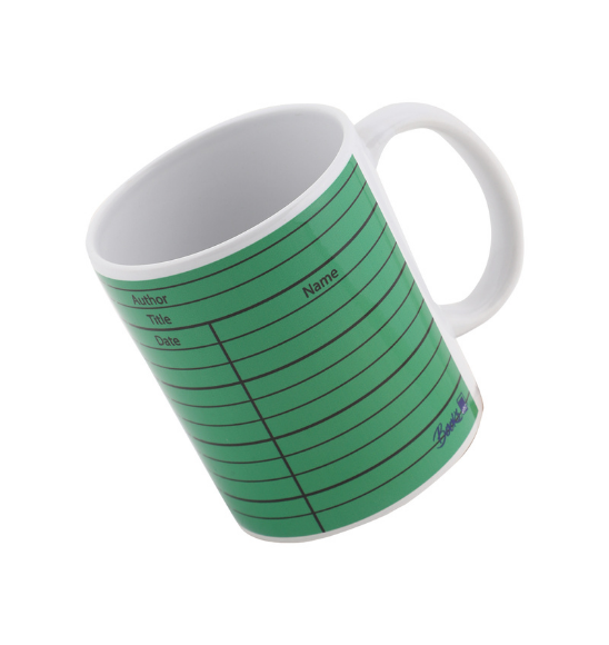 Library card (green) Mug