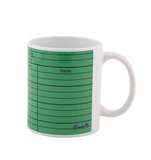 Library card (green) Mug