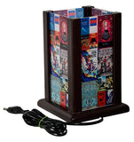 Classic Book Covers Collage Dlx Lamp