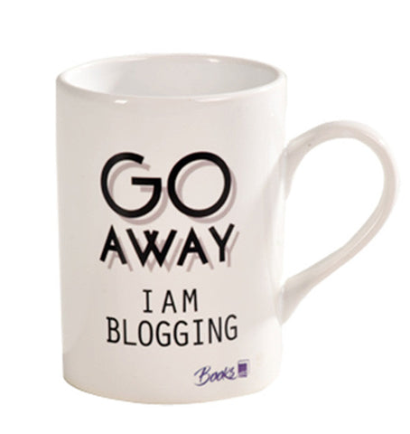 Go away, I am blogging Mug