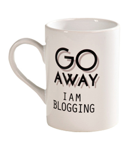 Go away, I am blogging Mug