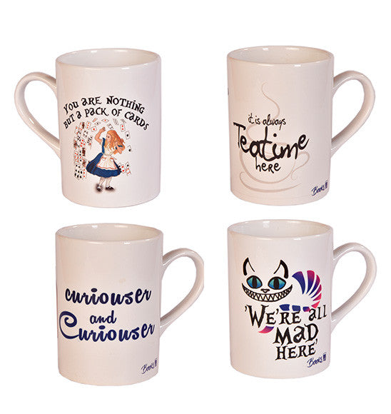 Alice Mugs (Set of 4)