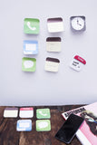 Phone App Sticky Notes Clock