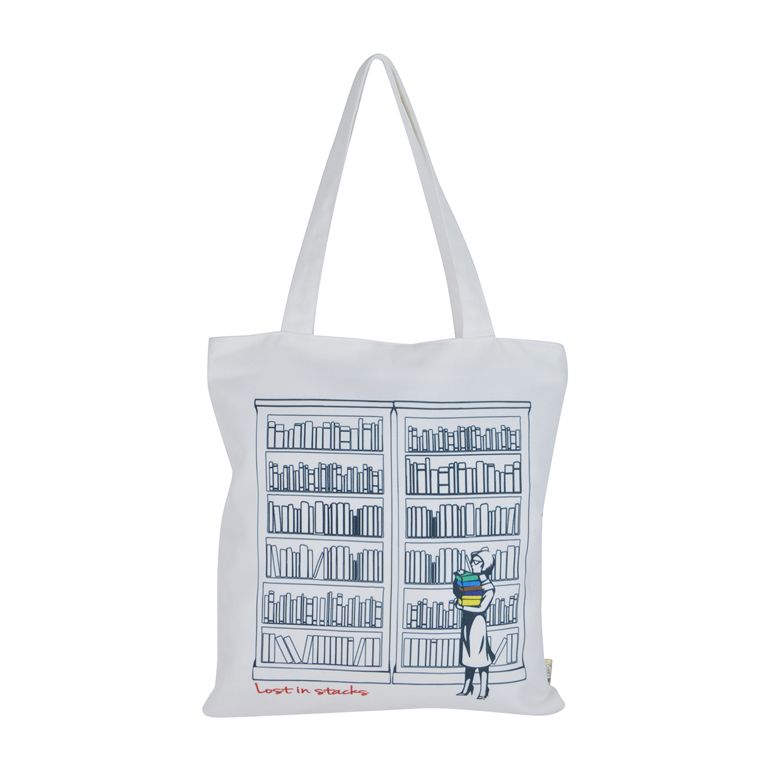 Lost in Stacks Tote Bag