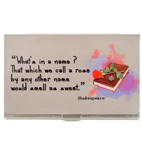 Shakespeare Card Holder