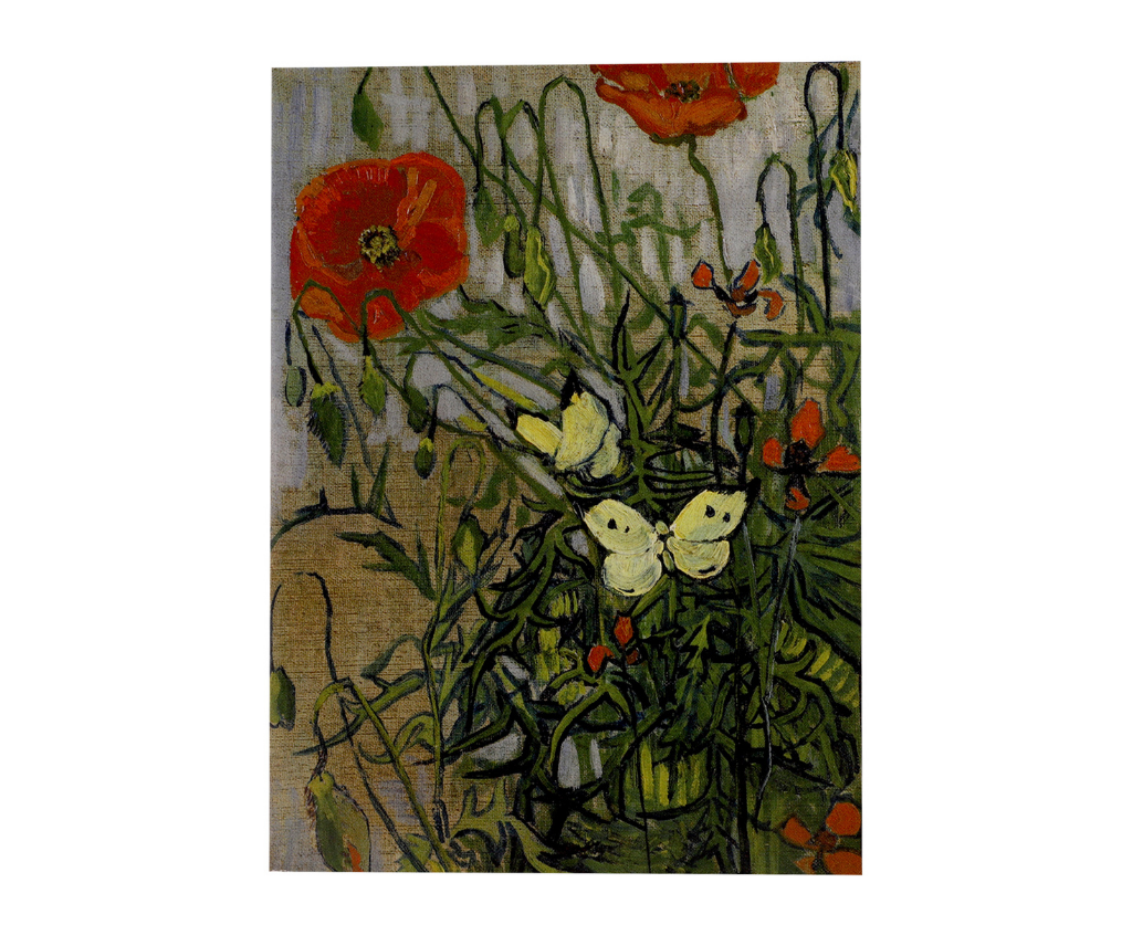 Van Gogh's Butterflies And Poppies Notebook (Set of 2)