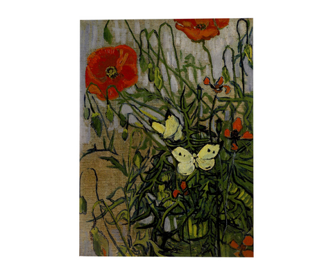 Van Gogh's Butterflies and Poppies Notebook