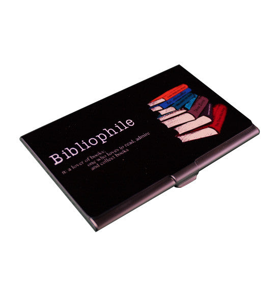 Bibliophile card holder