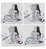 Ghalib coasters set (Set of 4)