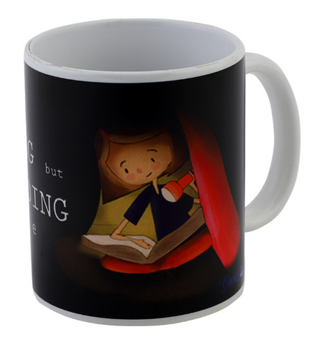 I am not a book worm, I am a book dragon Mug