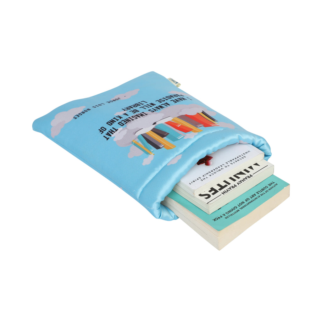 Paradise Library Fabric Book Sleeve, Multicolor