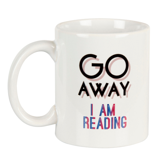 Go away, I am reading Mug