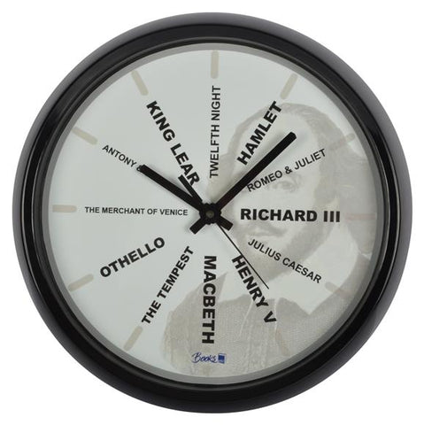 Shakespeare Wall Clock