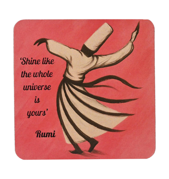 Rumi Shine like the whole universe Fridge Magnet