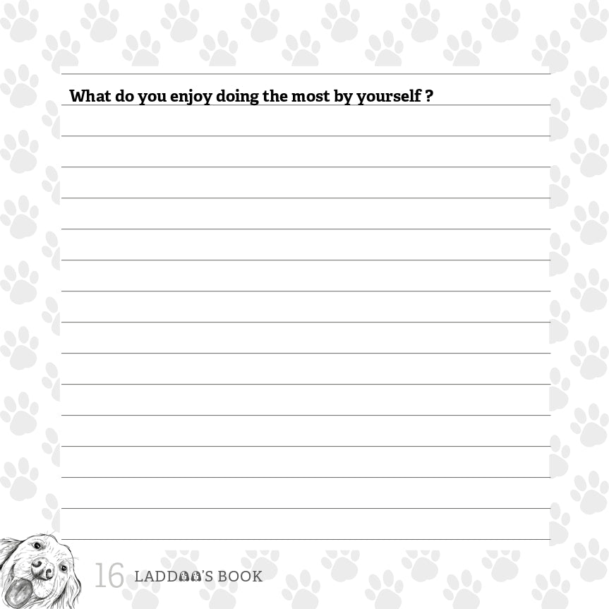 Loveable Laddoo! A Journal for dog lovers