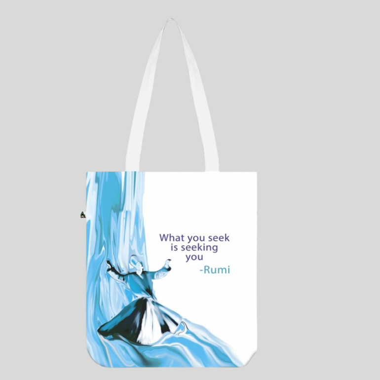 Rumi  What You Seek Tote Bag