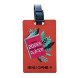 Bibliophile Luggage Tag combo pack  (Set of 2)
