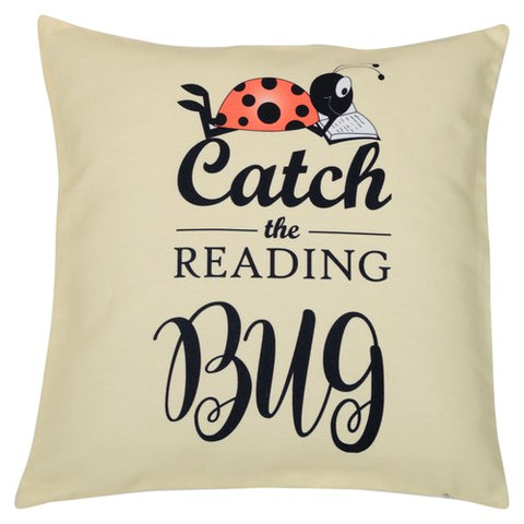 Catch the Reading Bug Cushion Cover