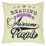 Reading is for Awesome People Cushion Cover