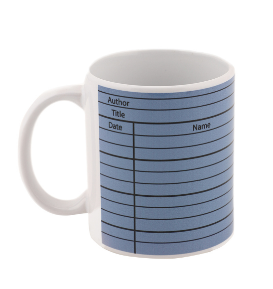 Library card (mauve) Mug