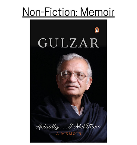 Actually ... I Met Them : A Memoir by Gulzar