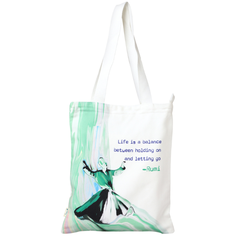 Rumi  Canvas Tote Bags (Set of 2)