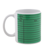 Library card (green) Mug