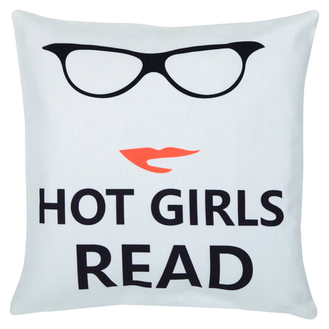 Hot Girls Read Cushion Cover
