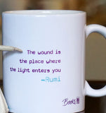 Rumi The Wound  Mug
