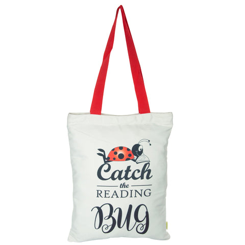Catch the Reading Bug Tote Bag