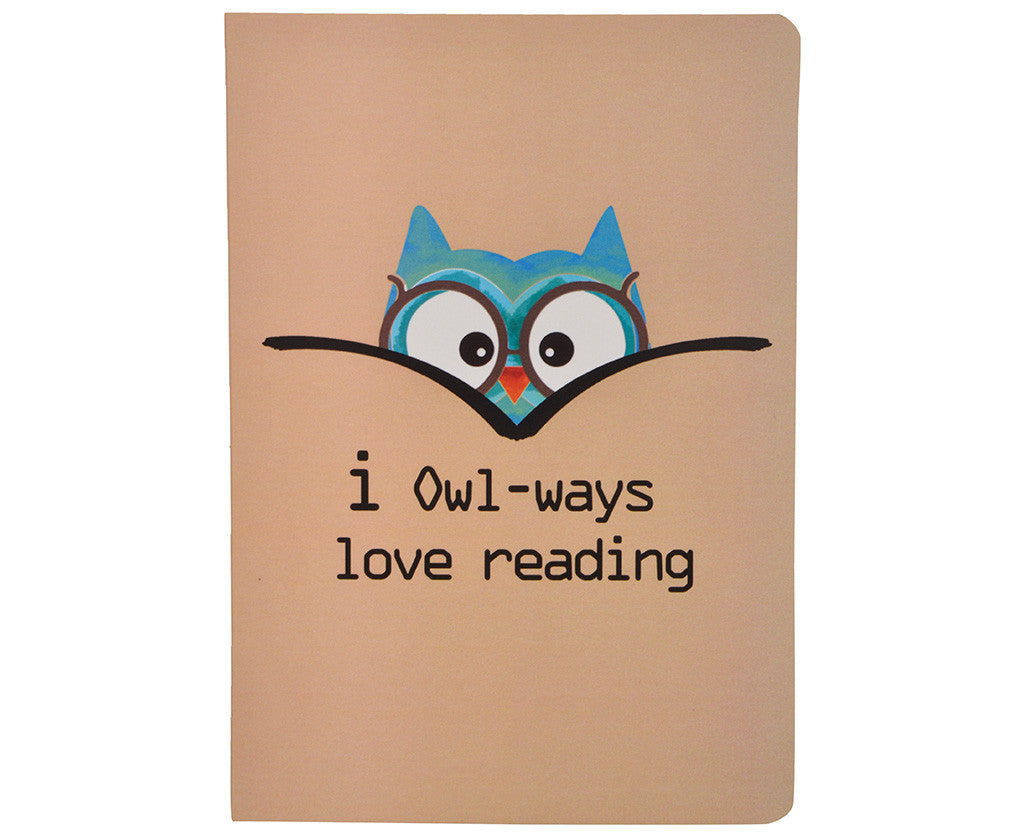 I owl-ways love reading Notebook A5 size