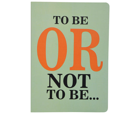 Shakespeare To be or not to be Notebook A5 size