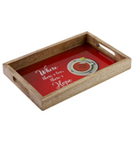 Literary serving gift tray set (Pack of 2)
