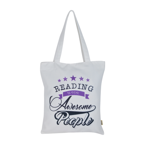 Reading is for Awesome People Tote Bag