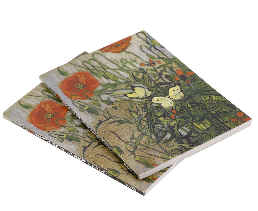 Van Gogh's Butterflies And Poppies Notebook (Set of 2)