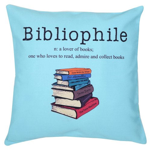 Lubocubicularist & BibliophileCushion Cover set (Pack of 2)